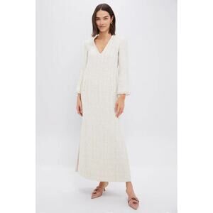 BORGO DE NOR Cream Eponine Tweed Dress UK Size 16/US L - NWT Retail $995